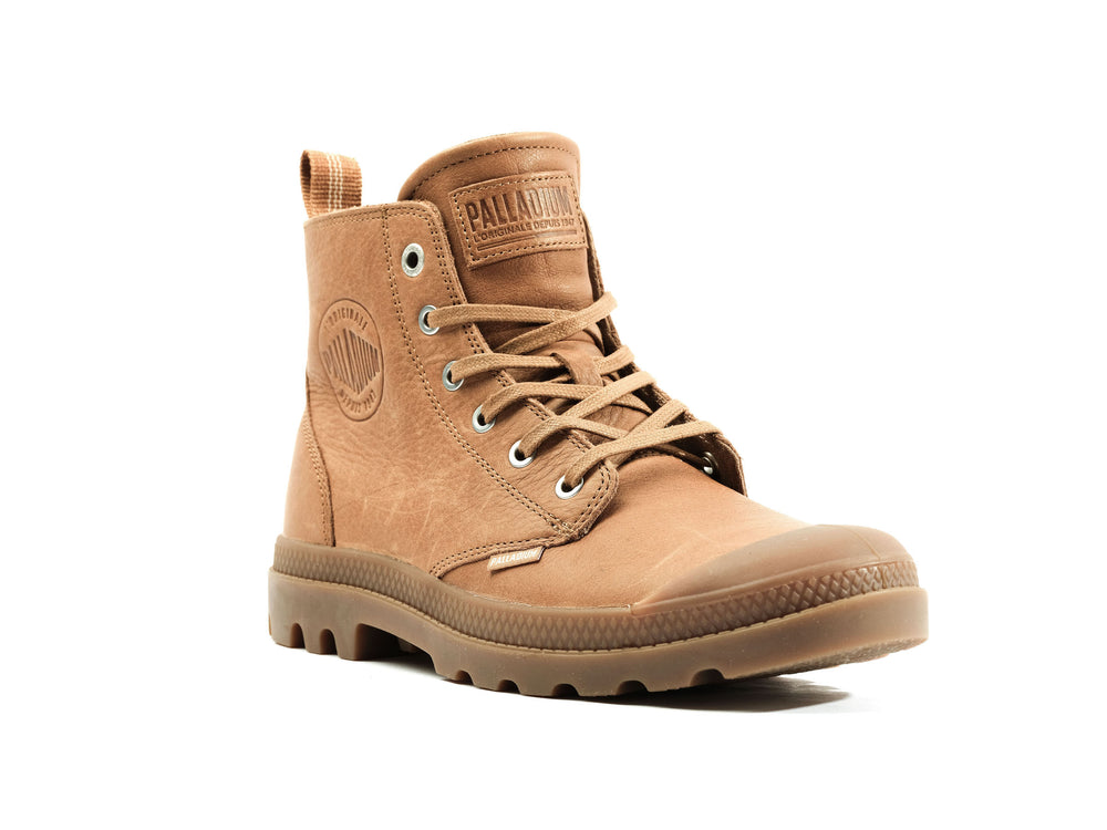 Botas Palladium PAMPA HI ZIP LTH ESS Hombre Marrones | Costa Rica-93185